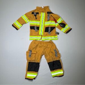 Kids Firefighter Costume with Reflective Stripes